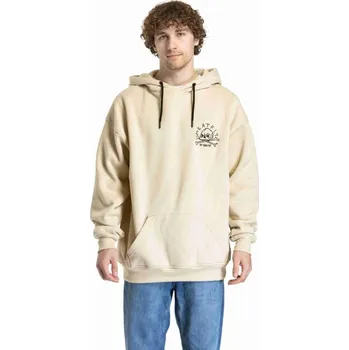 Pánské oblečení Unisex mikina Meatfly Fry Uni Hoodie 2025 Skull Beige M/L