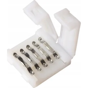 LED páska Spojka PRO LED pásky RGBW 12 mm BEZ pájení, zacvakávací