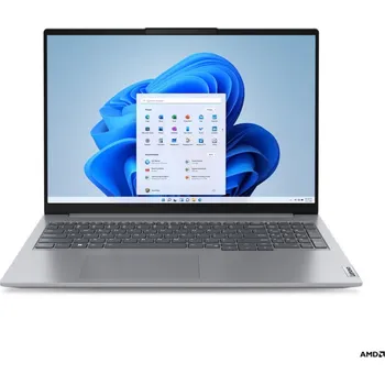 Notebook Lenovo ThinkBook 16 G6 ABP AMD Ryzen™ 7 7730U Laptop 40,6 cm (16") WUXGA 16 GB DDR4-SDRAM 512 GB SSD Wi-Fi 6 (802.11ax) Windows 11 Pro Anglický Šedá