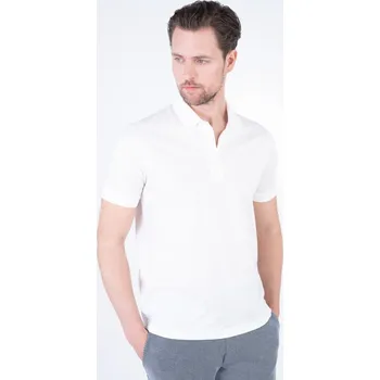 Pánské tričko Bavlněné polotriko se lnem V pohodlném střihu 189621