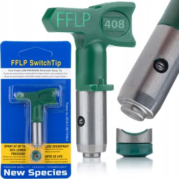 Stříkací pistole MALÍŘSKÁ TRYSKA 408 FFLP NÍZKOTLAKÁ PRO MOŘIDLA PRO AGREGÁTY GRACO ROSFIX WAGNER