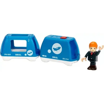 Vláček a vláčkodráha Elektrický letištní vláček s panáčkem (BRIO 33308)