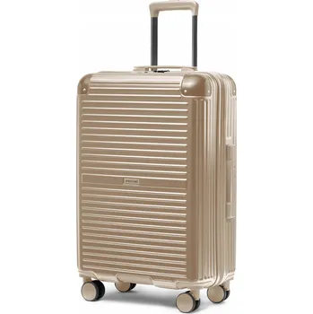 Střední cestovní kufr Tvrdé rohy ALU Champagne PUCCINI PC034B-6C