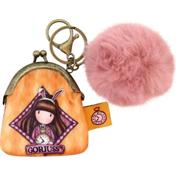 Peněženka na sponu / klíčenka Santoro London - Just One Second, 7 x 8.5 x 1 cm