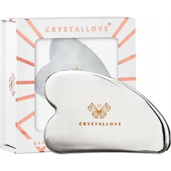 Destička gua sha CRYSTALLOVE Cryo Ice Gua Sha z oceli