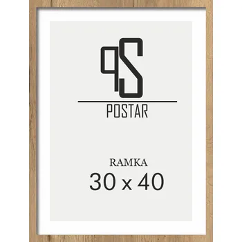 Obraz Rámeček na fotografie dřevěný béžový 30x40 cm