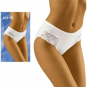 Kalhotky Kalhotky Kalhotky Wolbar Eco-Yo Krajka bílá L