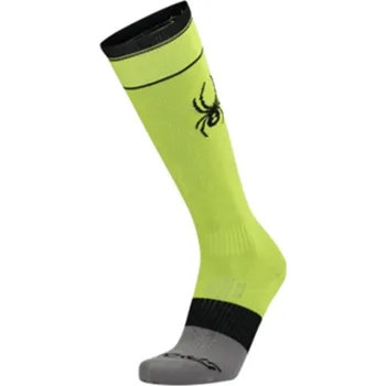 Pánské termo ponožky Lyžařské ponožky Spyder Pro Liner Ski Socks Lime 38D635405-LIM 25/26