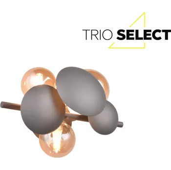 Nástěnné svítidlo TRIO SELECT 217400342 BUBBLE nástěnné svítidlo 3xG9 antracit, jantarová