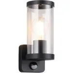 TRIO Reality R21599132 BONITO venkovní nástěnné svítidlo se senzorem 1xE27 IP44 černá matná
