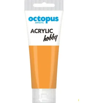 Vodová barva Akrylová barva OCTOPUS Hobby, okrová, 75 ml
