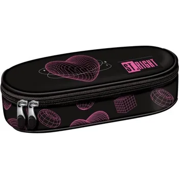 Penál Penál oválný Virtual Heart, rozměry: 230 x 105 x 55 mm