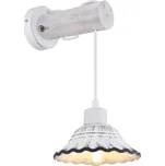 GLOBO 54050W JOWITA nástěnné svítidlo 1xE27 bílá patina, černá