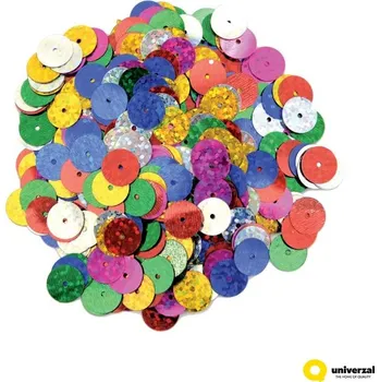 Dekorativní konfety kolečka 10 mm, mix barev