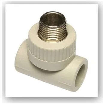 Vodovodní potrubí PPR T-kus s kovovým závitem vnějším Wavin Ekoplastik Varianta: PPR T-kus s kovovým závitem vnějším Wavin Ekoplastik 32x1"x32 mm