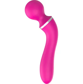 Vibrátor Vyvrcholení v růžové - masér a G-bod vibrátor s 3 nástavci