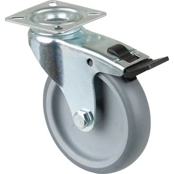 Kolečko Přístrojová kolečka - otočná s totální brzdou MI-A320.A80.100