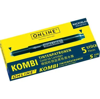 Inkoustové náplně Nightblue (noční modř)