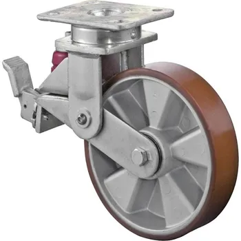 Kolečko Odpružená kolečka - otočná s brzdou MI-T120.B90.125