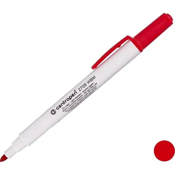 Popisovač Centropen 2709 stíratelný, červený