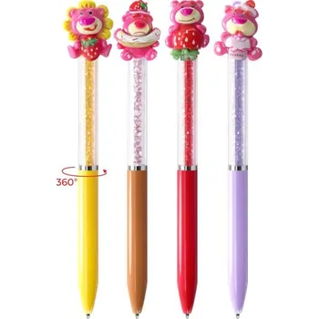 Kuličkové pero s krystaly Medvěd