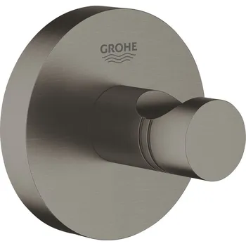 GROHE Essentials - Háček na koupací plášť, kartáčovaný Hard Graphite 40364AL1