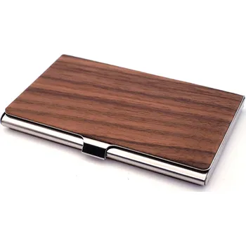 Obal na doklad Pouzdro na karty Walnut Wood