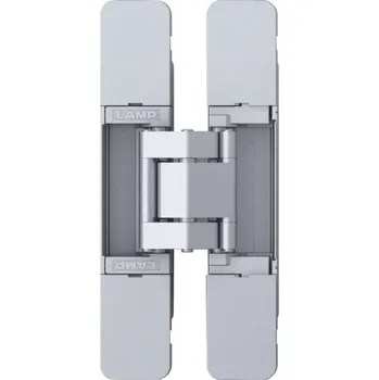 Nábytkové kování Nastavitelný skrytý pant pro bezfalcové dveře, chrom HES3D-E160DC
