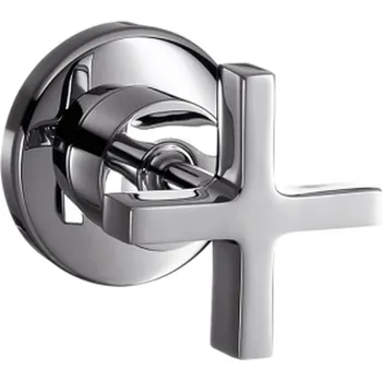 Vodovodní baterie AXOR Citterio Uzavírací ventil s podomítkovou instalací, s rukojetí ve tvaru kříže, chrom 39965000