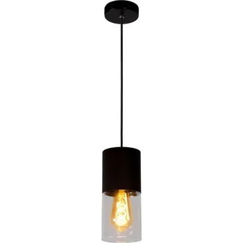 Lucide 74410/01/97 ZINO závěsné svítidlo E27 / 60W kávová / čiré sklo