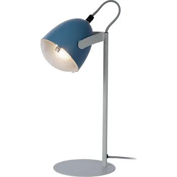 Lampička LUCIDE 05537/01/35 DYLAN Stolová lampička E14 1x25W modrá/šedá