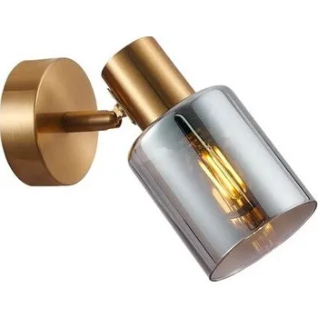 Bodové svítidlo ITALUX SPL-65342-1-BRO-SG Santia nástěnné bodové svítidlo/spot 1xE14 černá, šedá