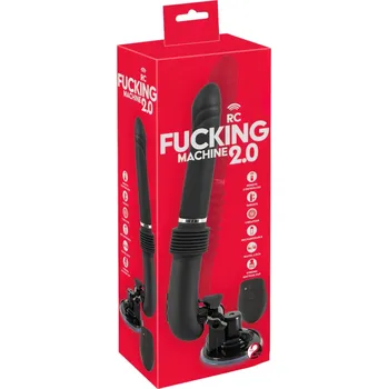 Vibrátor You2Toys RC Šukací Stroj 2.0 - dobíjecí pohyblivý vibrátor (černý)