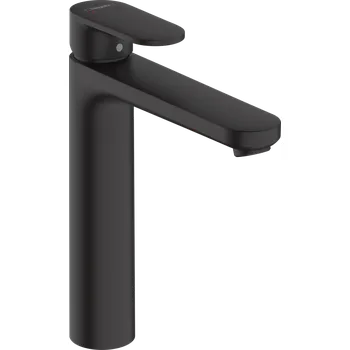 Vodovodní baterie Hansgrohe Vernis Blend Páková umyvadlová baterie 190 s odtokovou soupravou s táhlem, matná černá 71552670