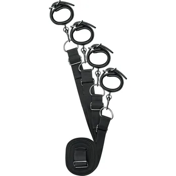 Easytoys - Černá sada na připoutání k posteli