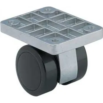 Nábytkové kování Dvojitá kolečka, pevná GX-W50K