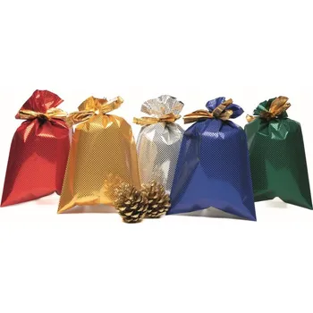 Dárková taška Sáček celofan 50x75 cm jiskra