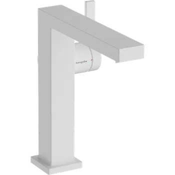 Hansgrohe Tecturis E Páková umyvadlová baterie 150 Fine CoolStart EcoSmart+ bez odtokové soupravy, matná bílá 73041700