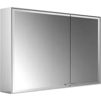 Nábytkové kování Emco Prestige 2 - Nástěnná zrcadlová skříň 988 mm široké dveře vlevo bez světelného systému, zrcadlová 989707007