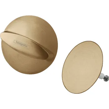 Sifon Hansgrohe Flexaplus Vrchní sada odtokové a přepadové soupravy, kartáčovaný bronz 58185140
