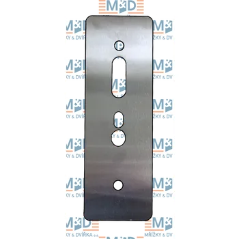 Dveřní kování Krycí plech pod kování 100x300 mm (nerezový ochranný plech pod bezpečnostní kování)