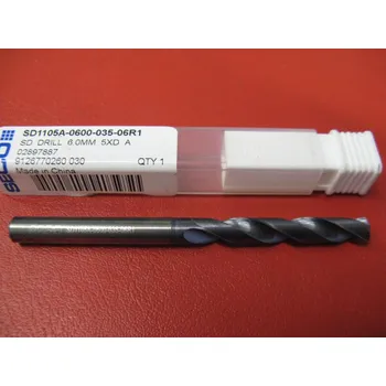 Vrták Monolitní tvrdokovový vrták 6,0 mm SD1105A-0600-035-06R1 SECO