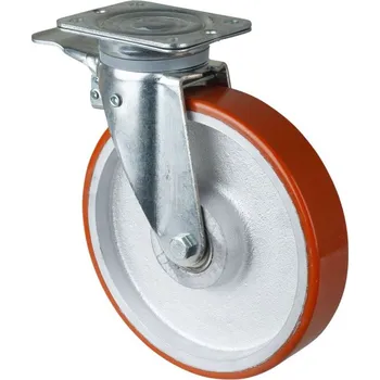 Kolečko Těžkotonážní kolečka - otočná s brzdou MI-N120.C10.251