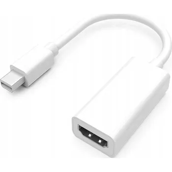 Video kabel Kabel Interlook MDP-H-30CM-White HDMI - mini DisplayPort 0,2 m