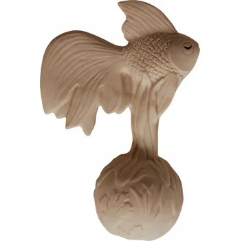 NATRUBA KAUČUKOVÉ KOUSÁTKO S CHRASTÍTKEM VE TVARU RYBIČKY (RYBIČKY)