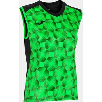 Dámské tílko JOMA Supernova III Sleeveless Shirt Black Fluor Green M