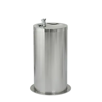 Vodovodní baterie Sanela - Nerezová dětská pitná fontánka na podlahu, výška 650 mm