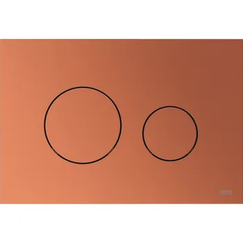 Splachovací tlačítko TECEloop - Plastové ovládací tlačítko pro WC, metalický červený bronz 9240937