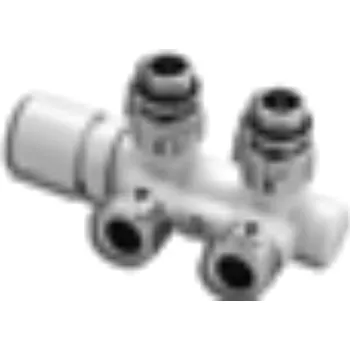 Ventil Cordivari - Připojovací ventil, centrální přípoj 50 mm, měď, pravý, bílá 5991990311186