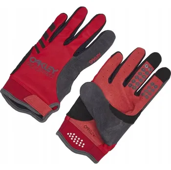Cyklistické rukavice Cyklistické Rukavice Oakley Switchback MTB Glove Red Line FOS900879-465 - M
